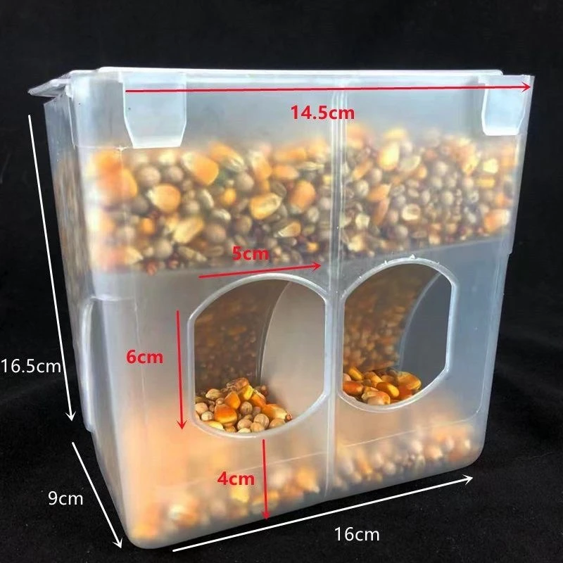 鸽子鸟类食盒防撒防漏粮食盒塑料食槽鸽用品