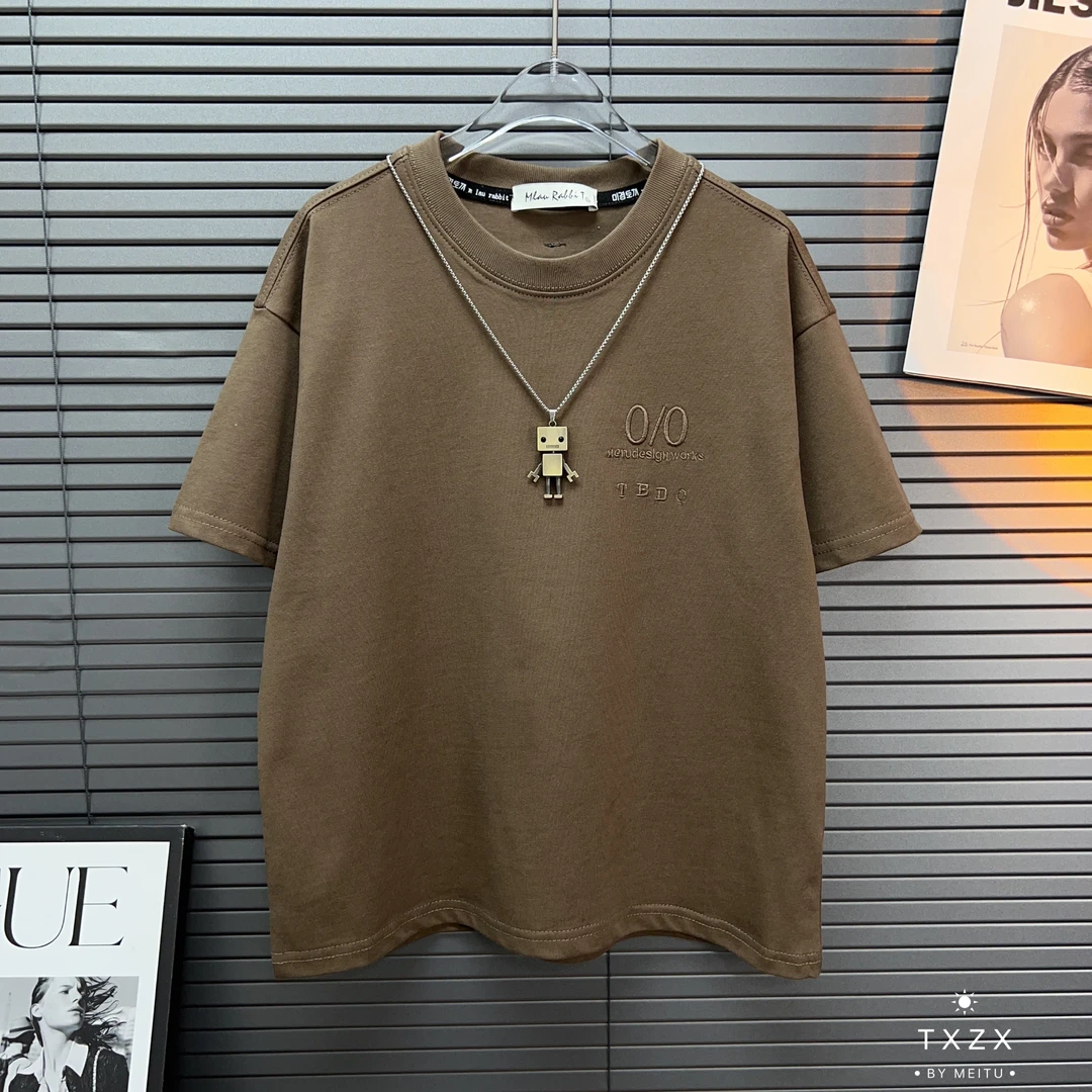 TX-24SDY66夏季新款中大童日韩森系宽松短袖上衣