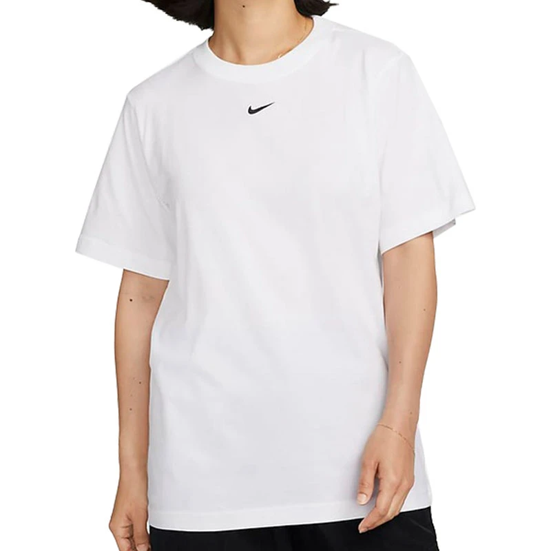 Nike/耐克女子夏季时尚运动休闲舒适圆领白色短袖T恤FD4150-100