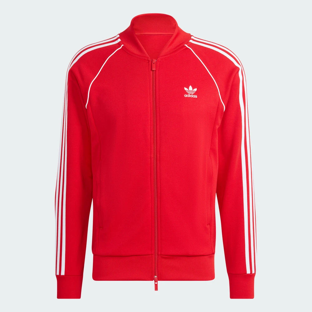 adidas Originals阿迪三叶草男子 SST TT 时尚红色针织外套IL2494