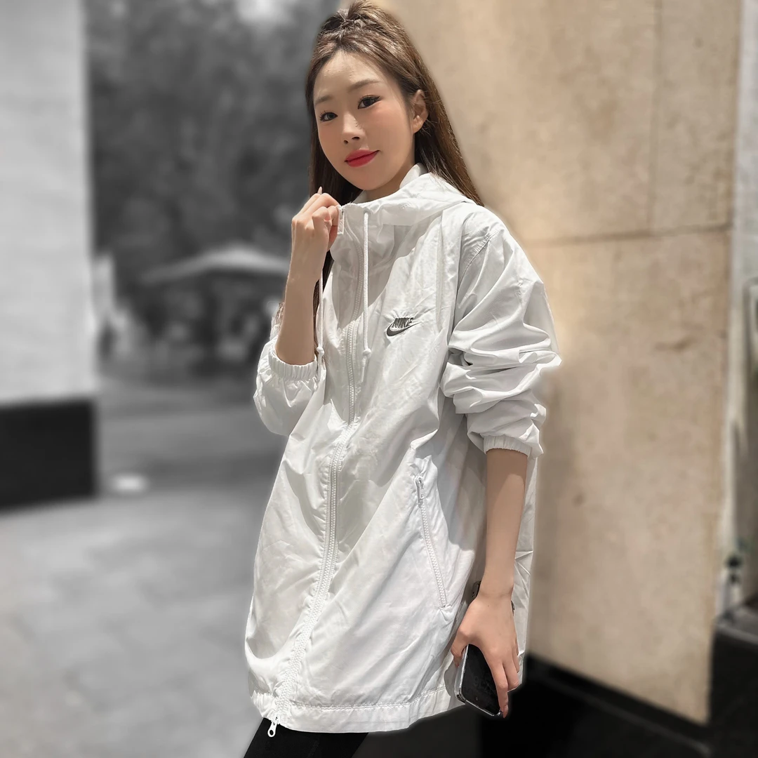 Nike/耐克男子户外跑步健身运动休闲舒适梭织连帽外套 FB7805-100