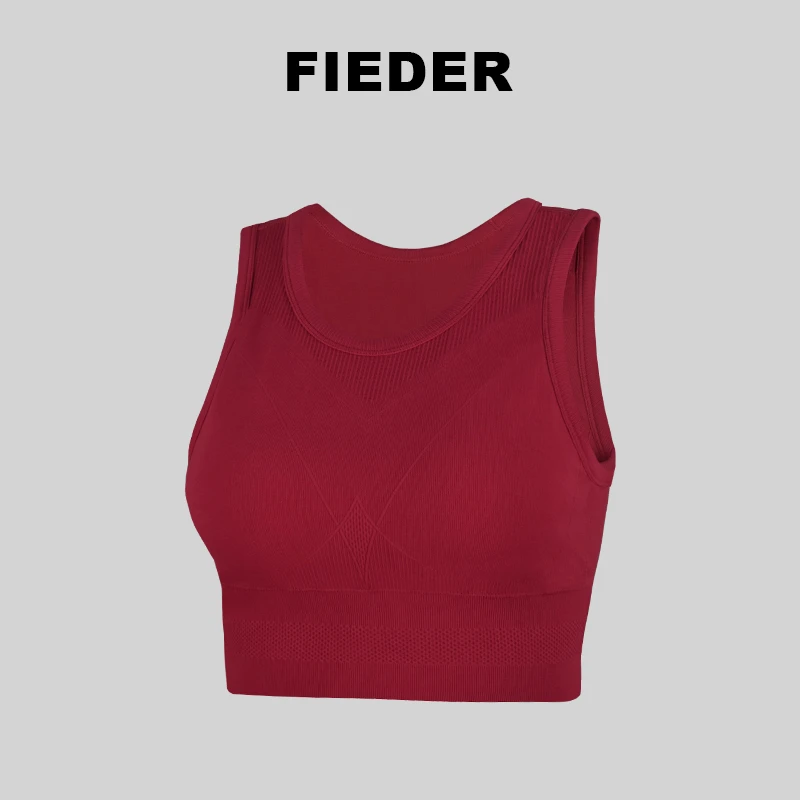 Fieder/翡勒新品运动夜羽背心弹力日常训练健身跑步背心强包裹