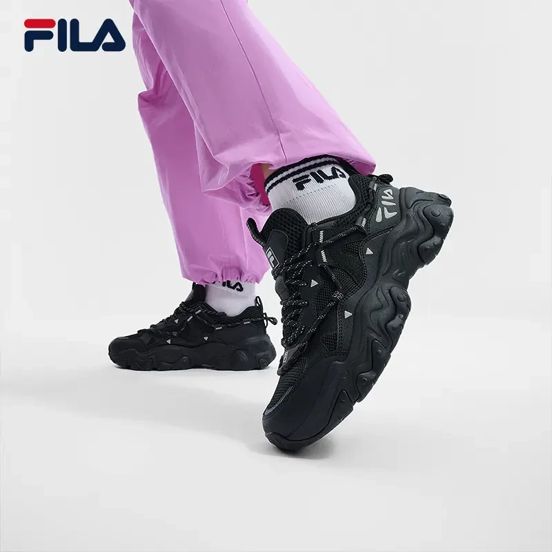 Fila/斐乐老爹鞋女鞋【猫爪鞋5代】夏季透气复古运动鞋F12W422103F