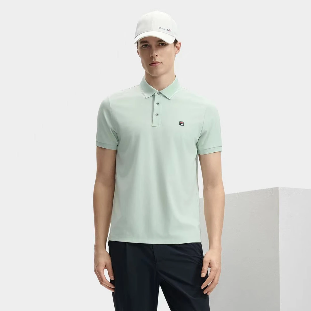 Fila/斐乐夏季男士凉感功能透气POLO新款时尚简约T恤F11M431105F