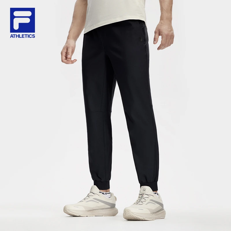 Fila/斐乐男士【舒适透气】春季新款休闲百搭运动长裤  A11M411612F