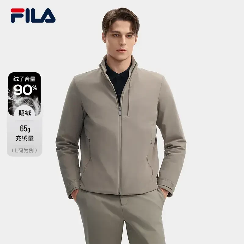 Fila/斐乐Fila斐乐男子冬季新款保暖立领高端商务外套F11M442906F