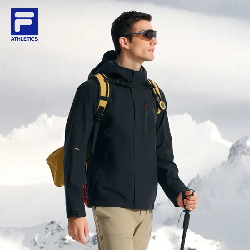 Fila/斐乐男子春秋【防刮耐磨】加绒户外运动两件套A11M447702F