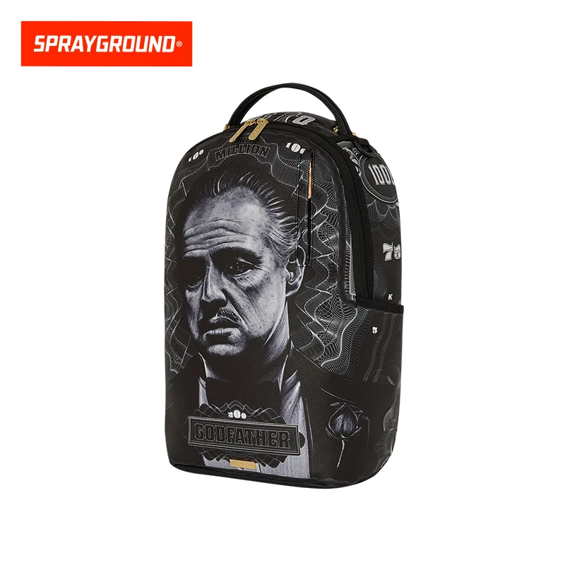 SPRAYGROUND鲨鱼嘴新款教父联名潮流背包XB W1045755