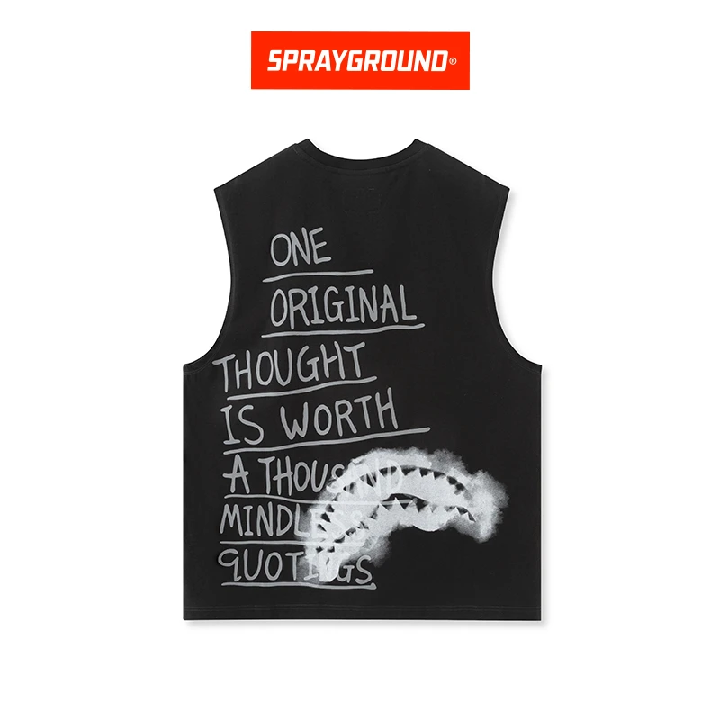 SPRAYGROUND 鲨鱼嘴背心美式潮流无袖街头夏季宽松XB WE020101