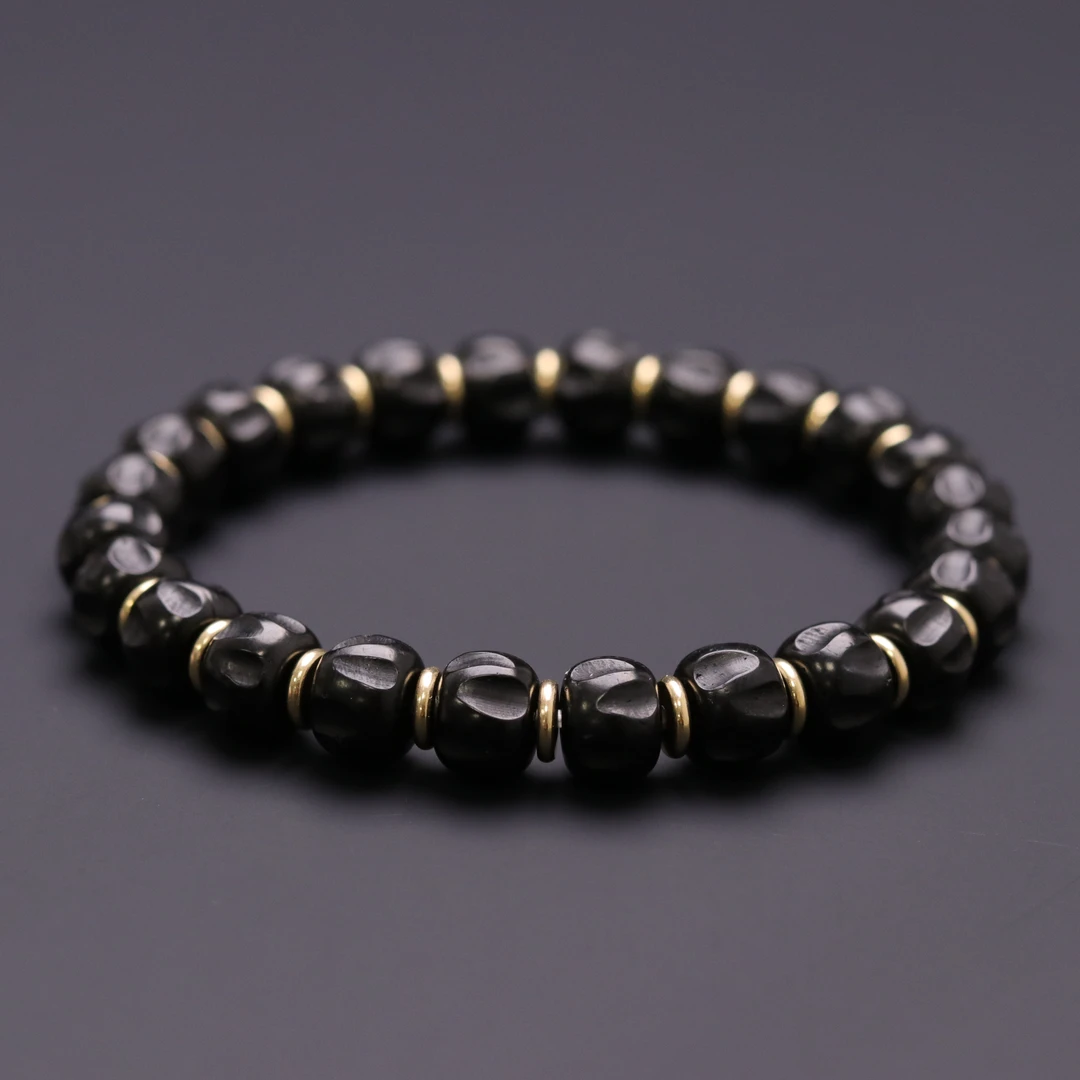 ZHS6344-1 椰蒂雕刻设计款懒人文玩手串