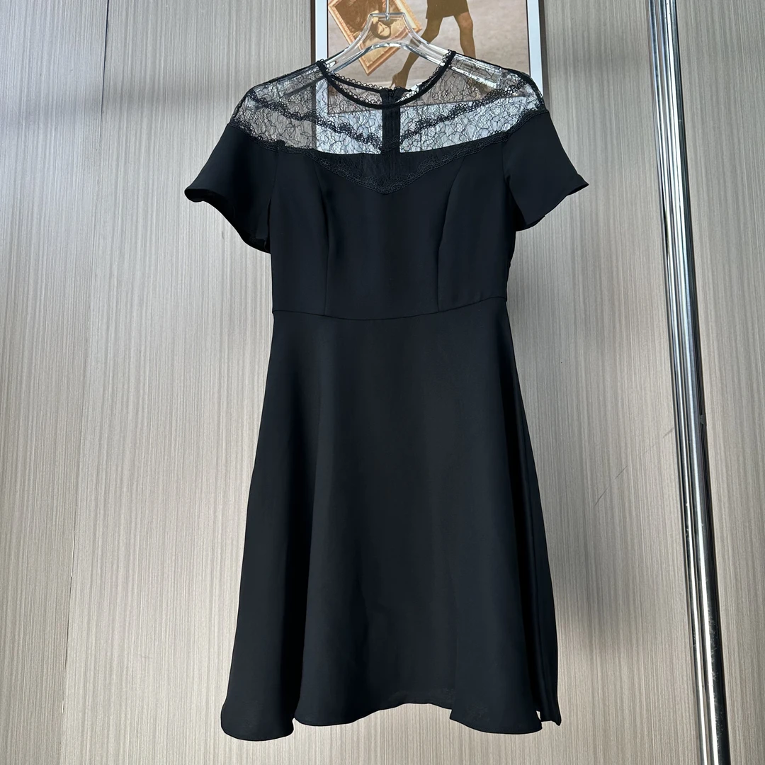 076品牌撤柜女装曼家时尚设计款气质连衣裙