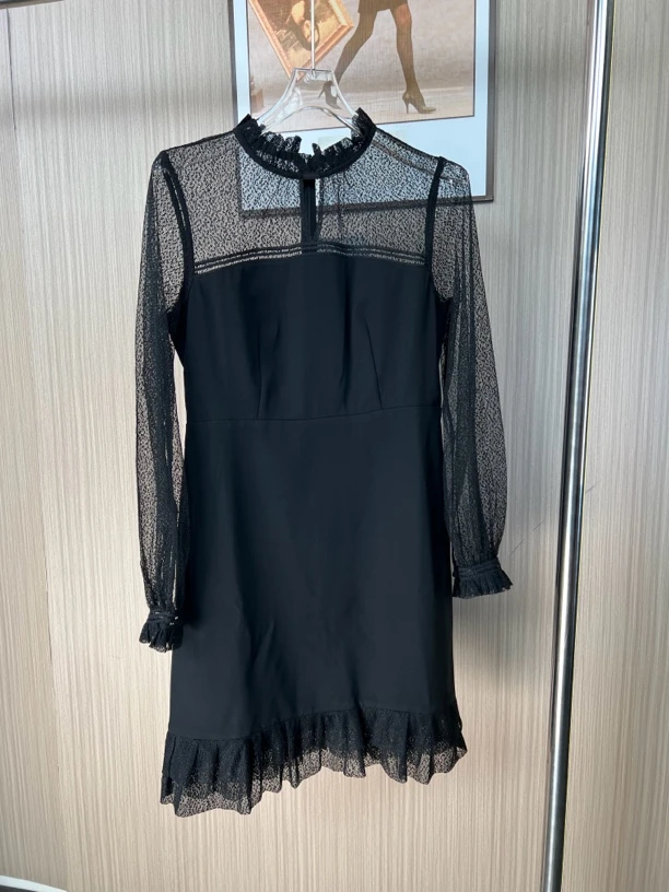 151品牌撤柜女装曼家时尚设计款气质连衣裙