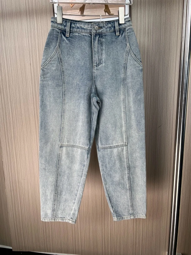 059品牌撤柜女装曼家时尚设计款牛仔裤