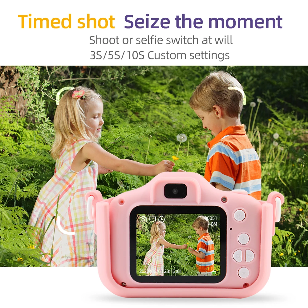 正【拒绝玩手机】玩具儿童照相机可拍照可录像像素益智游戏机儿童节