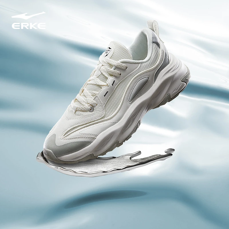 赤帝丨鸿星尔克国潮休闲鞋男子老爹鞋复软底秋冬增高网面运动鞋