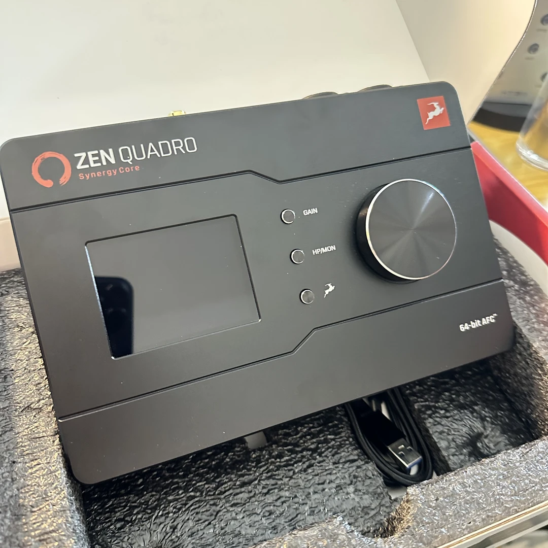 95新  羚羊 ZenQuadro电脑声卡录音支持otg接手机直播唱歌 pk