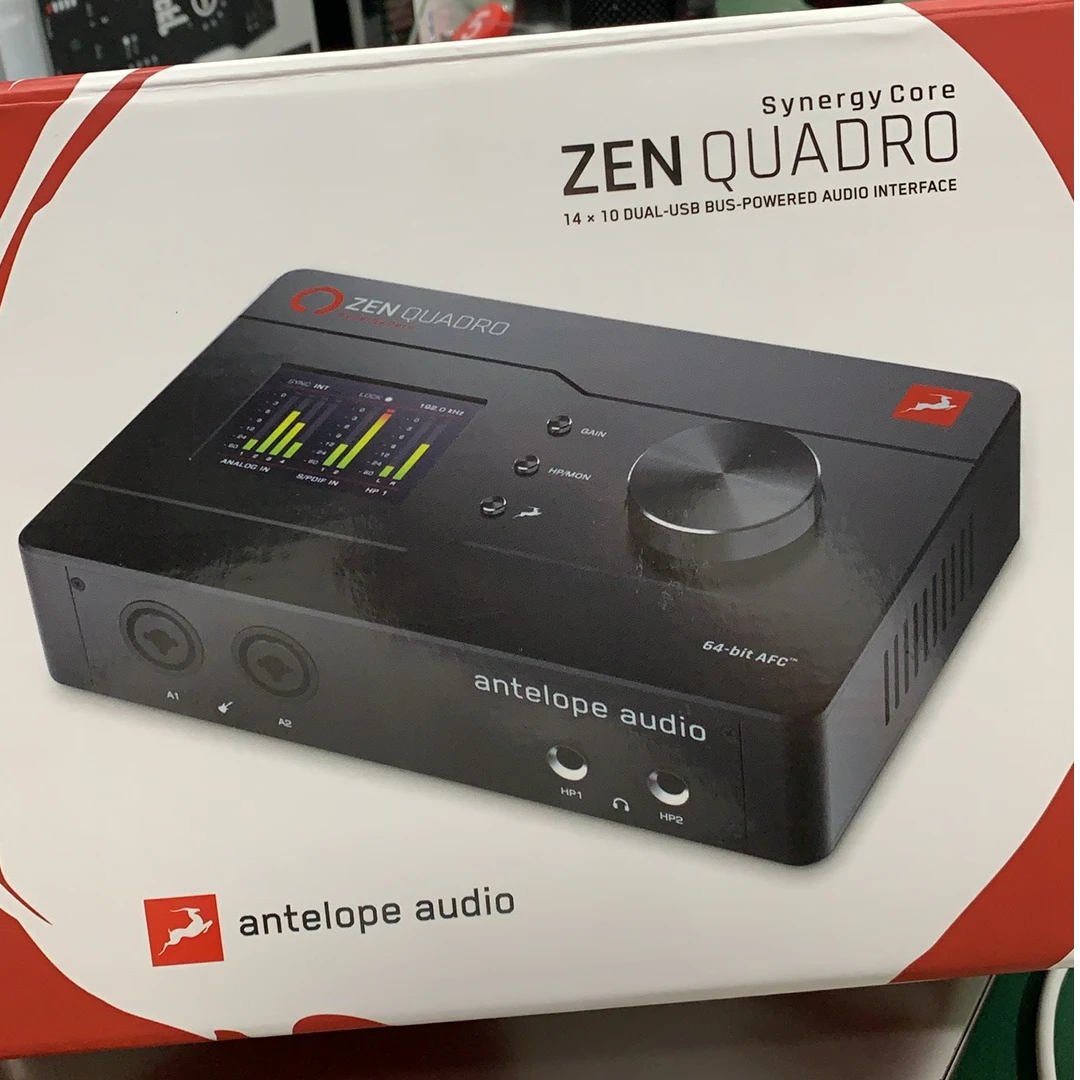 95新  二手羚羊声卡加艾博逊15话筒加m50x耳机