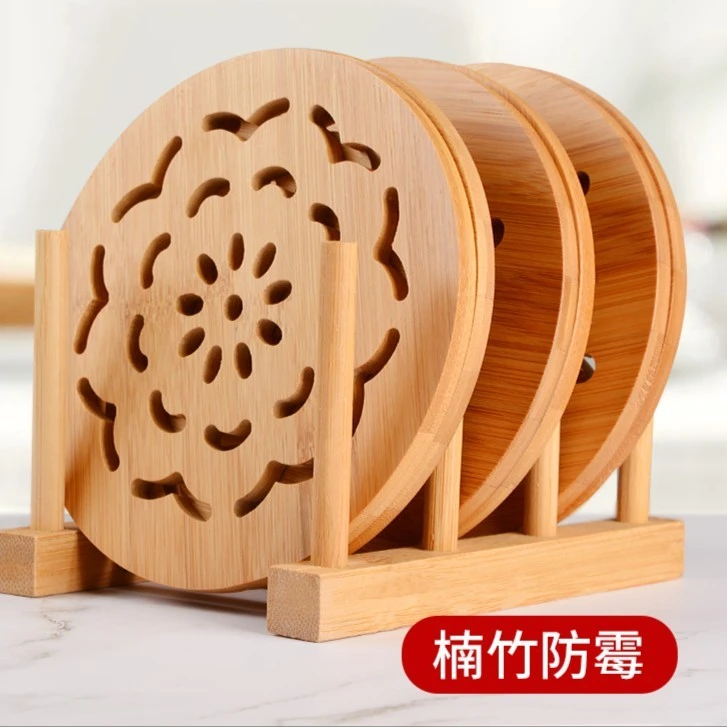隔热垫餐桌垫防烫竹垫碗垫砂锅垫盘垫木垫餐垫汤碗隔热垫子玉憬熙