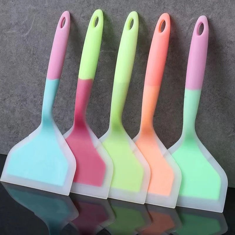 硅胶铲子不粘锅玉子烧铲家用烙饼不沾不伤锅厨房用硅胶铲菜铲