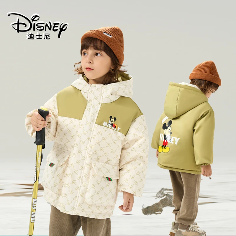 【顾奈】Disney/迪士尼儿童双面穿羽绒服拼色外套XME4SU387