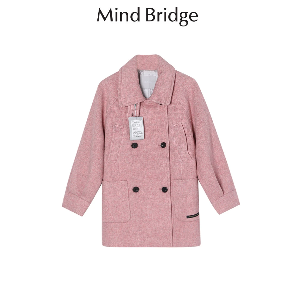 Mind Bridge/心桥时尚翻驳领外套 MB909-MTCA720GPK