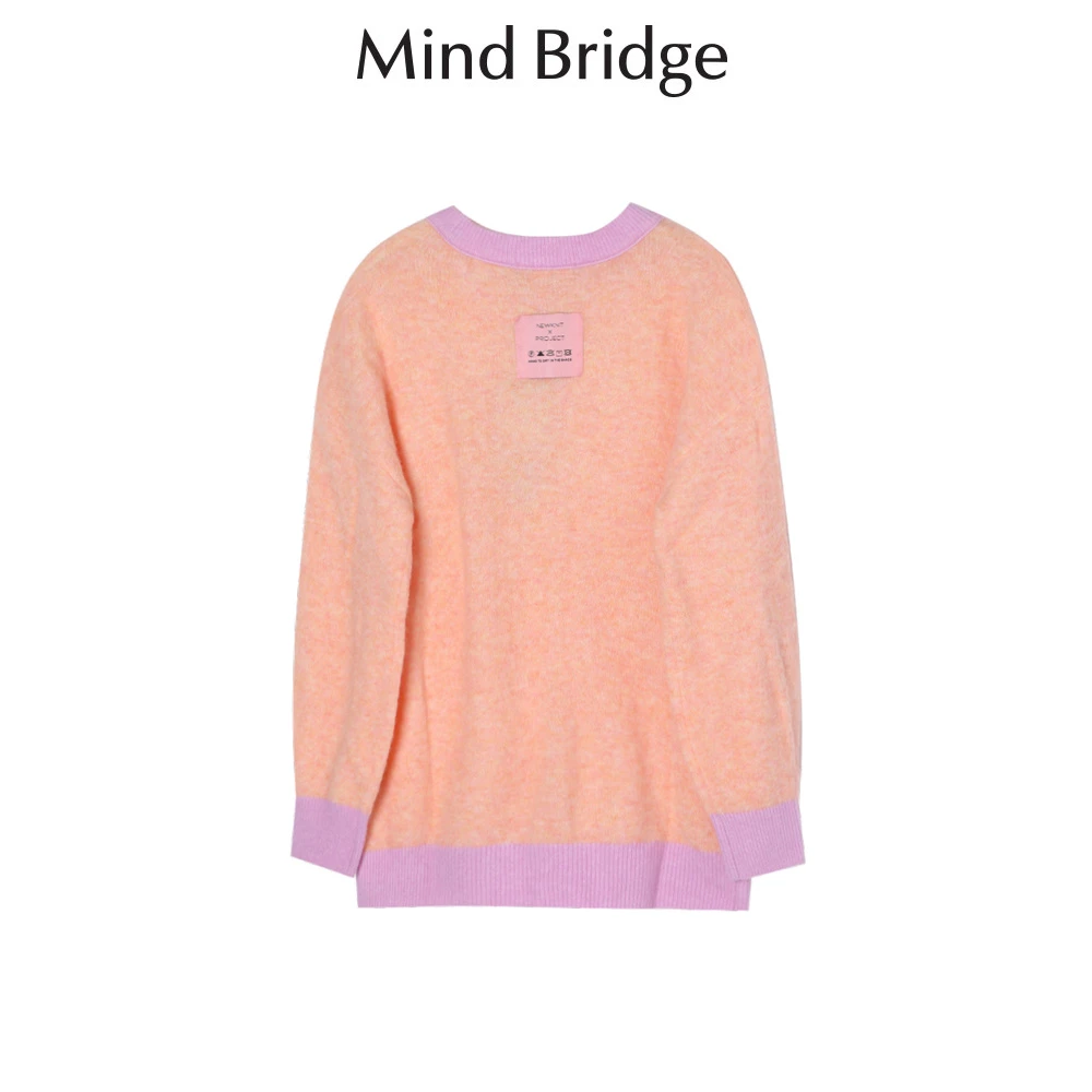 Mind Bridge/心桥时尚百搭休闲针织衫 MB793-MUKT720RMO