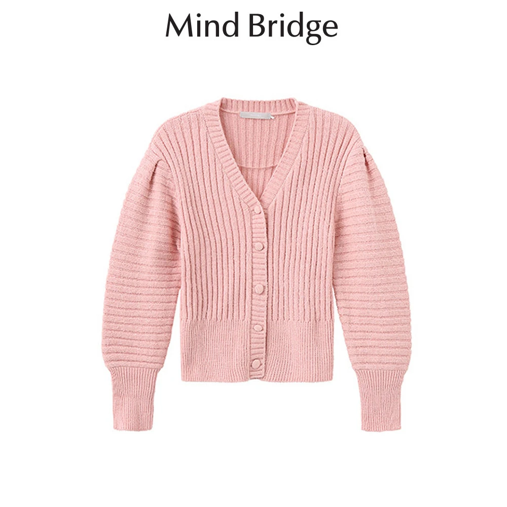 Mind Bridge/心桥时尚甜美针织开衫 MB627-MVCD722GPK