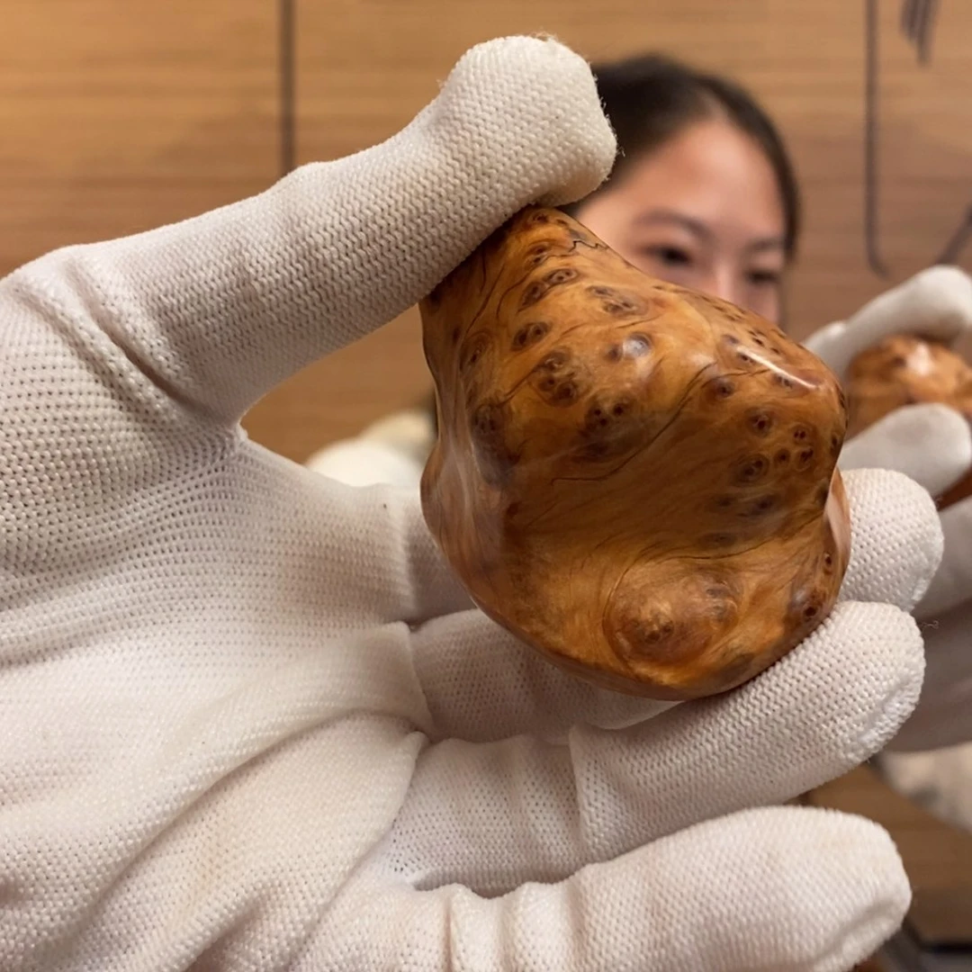 柏木（崖柏）手串/手链国***辣闪电瘤花手把件