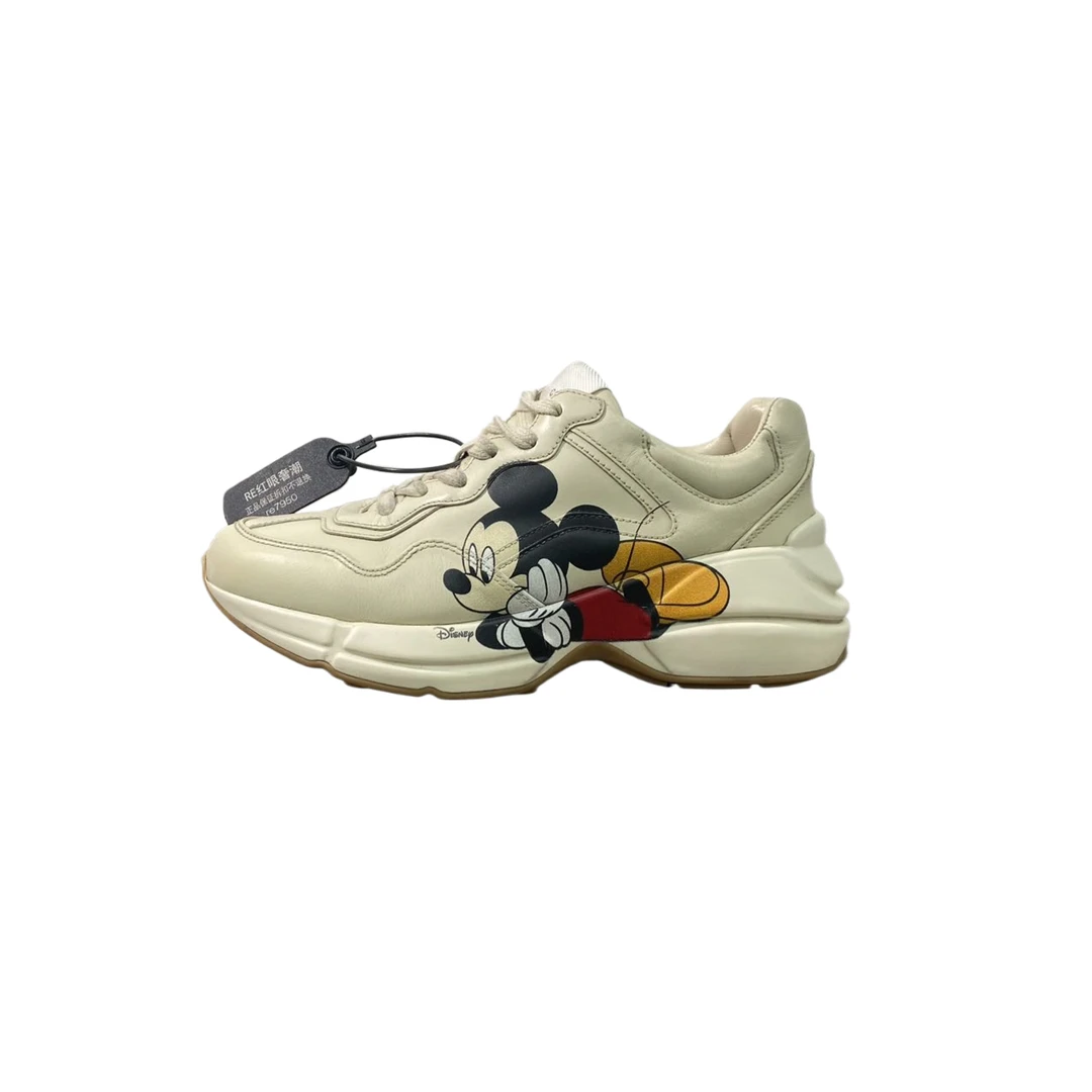 36.5码 GUCCI/古驰 米老鼠老爹鞋 95新 re7950