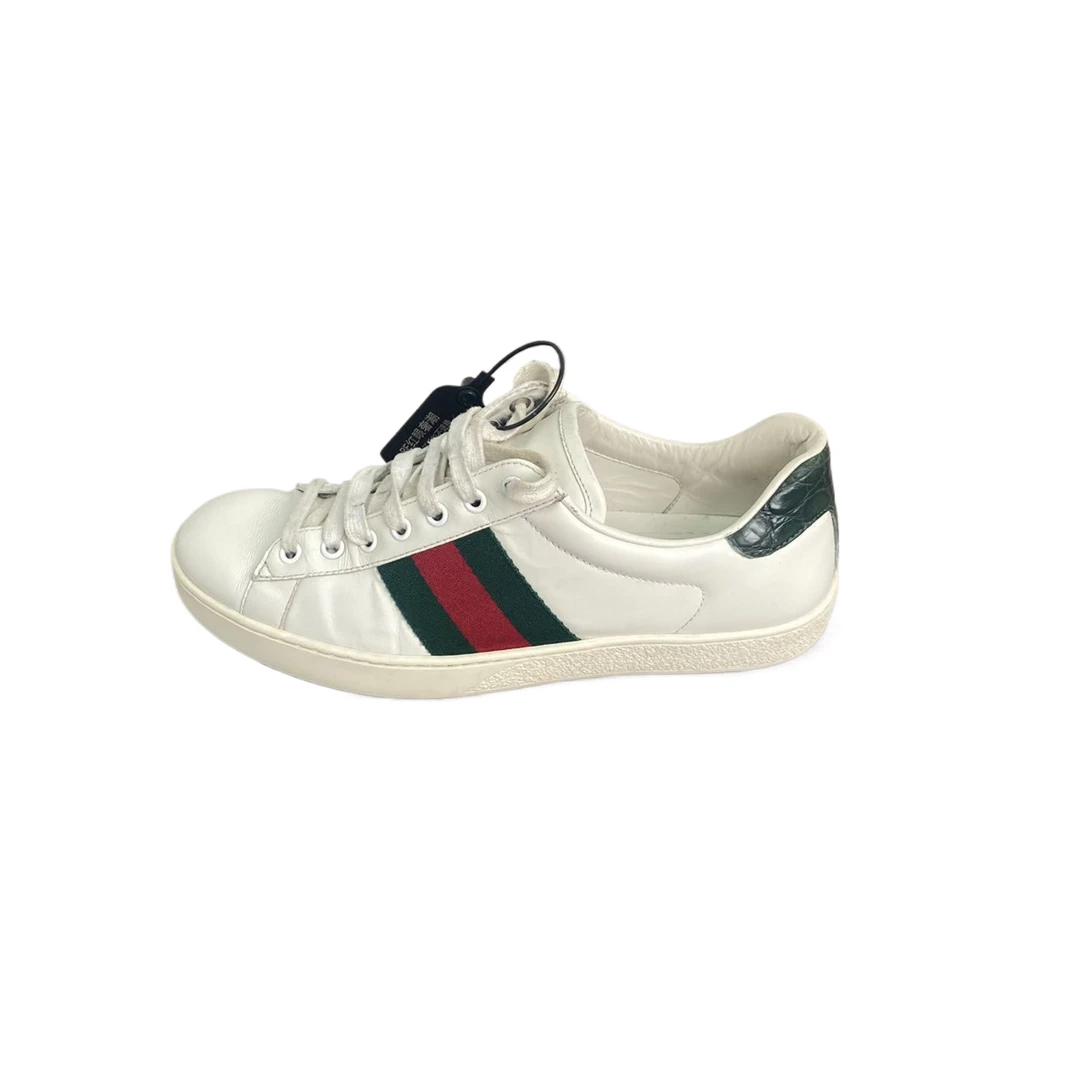 41码 GUCCI/古驰 绿尾板鞋 9新 re7510