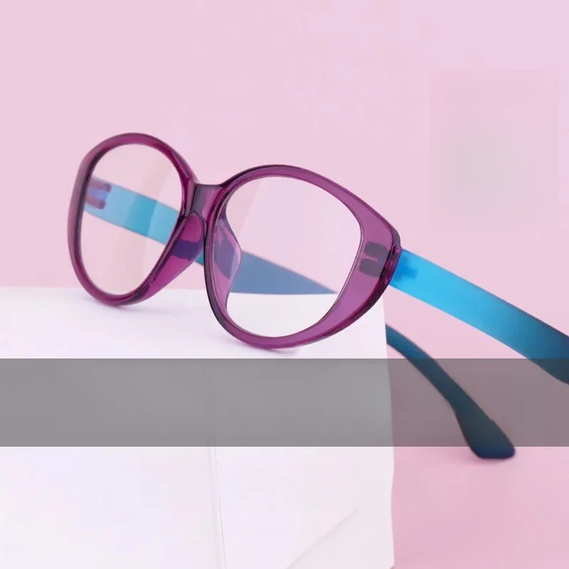 高档老花镜女新款中老年高清防蓝光老年人抗疲劳花镜时尚超轻眼镜