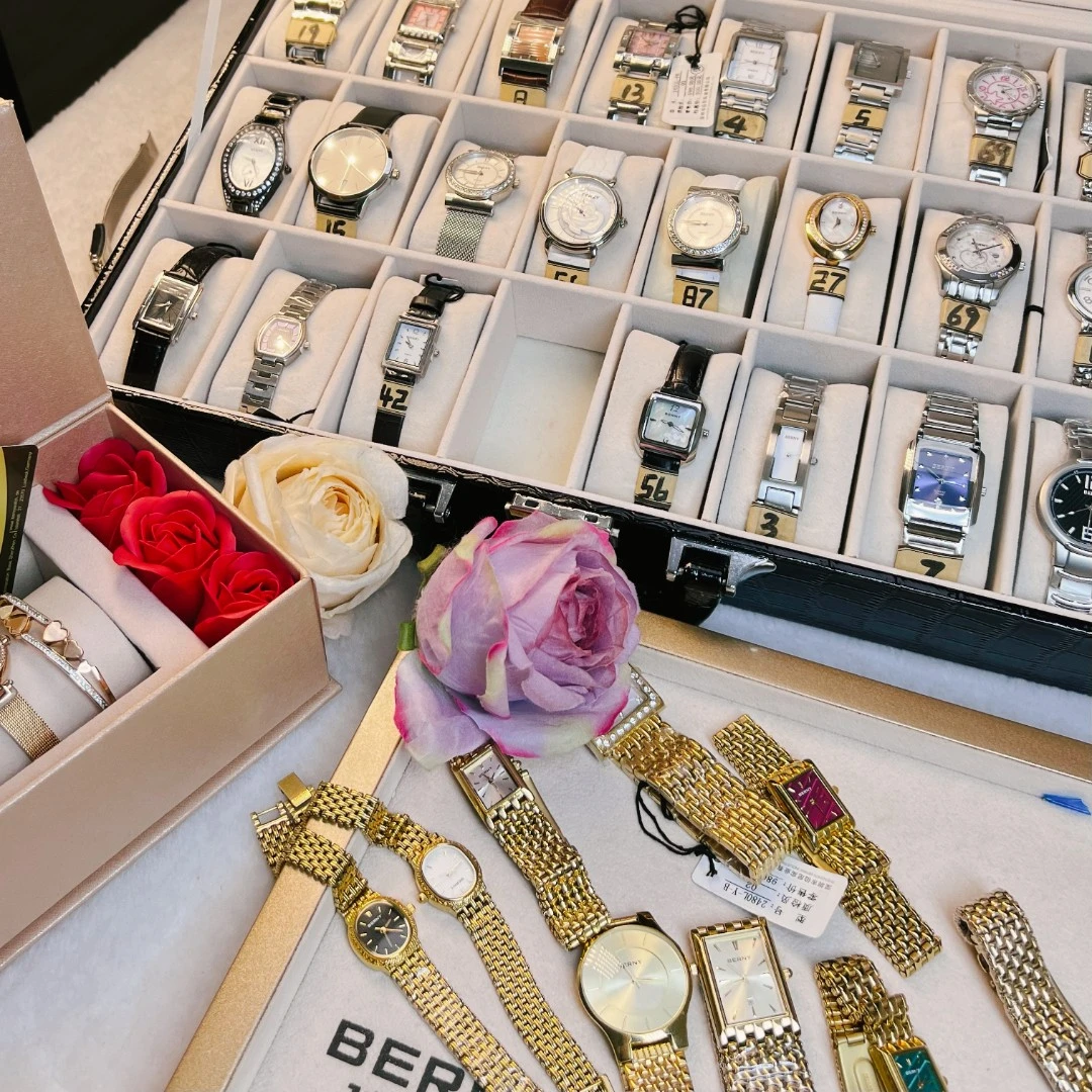 【专柜正品】BERNY石英表法式经典方糖小绿表精致百搭素款轻奢腕表