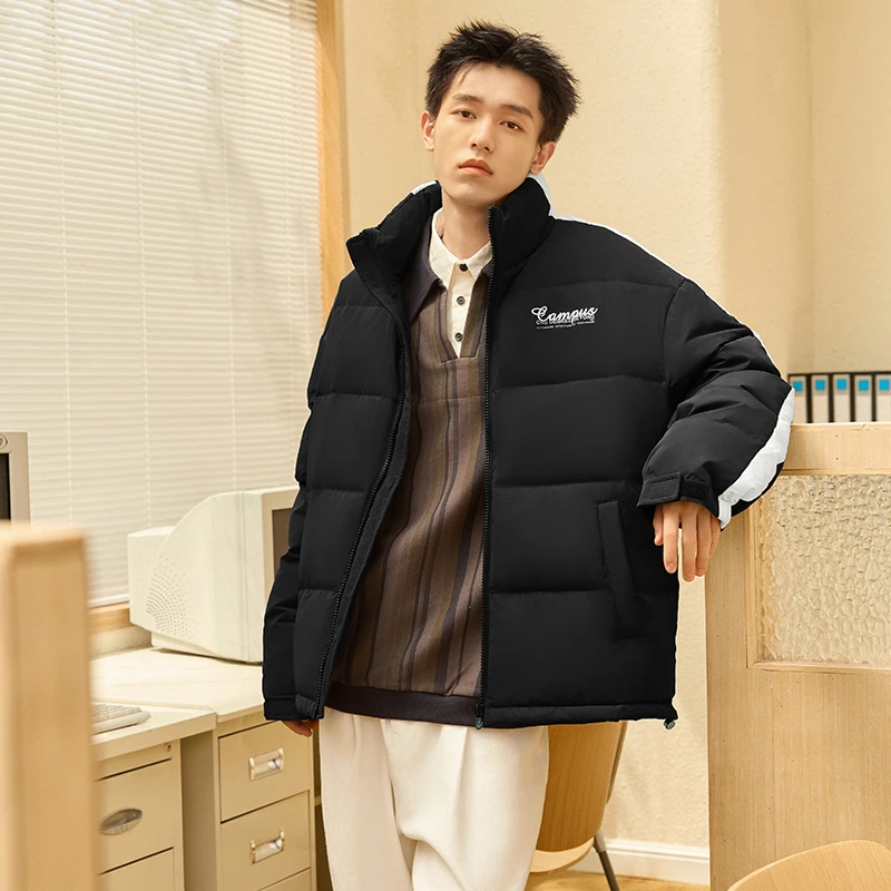 361°男款羽绒服冬季立领防风短羽绒服宽松休闲运动外套652349313