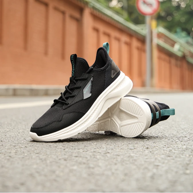 361°男鞋时尚夏季低帮网面软底舒适跑步鞋清凉礼物百搭休闲鞋