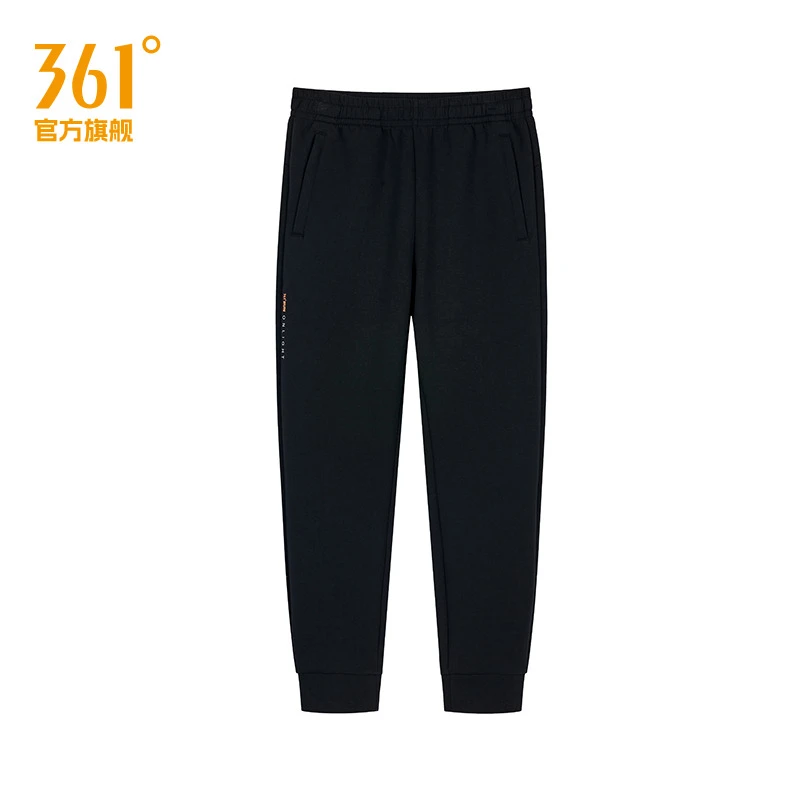 361°运动裤男2024春季针织长裤男子弹力舒适裤子男士552332001B