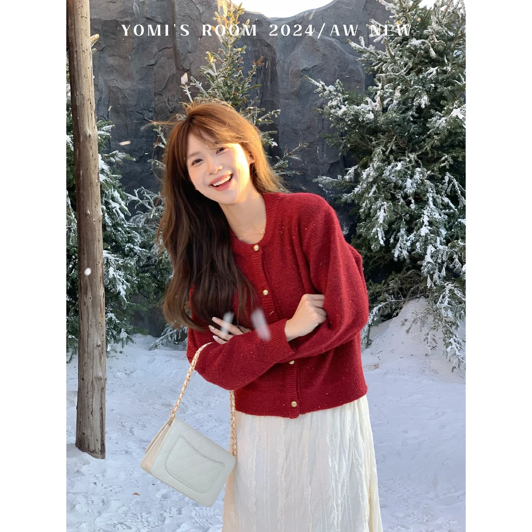 【现货】YOMI小个子定制【香软雪贝】高级感小众内搭外穿毛衣秋冬季