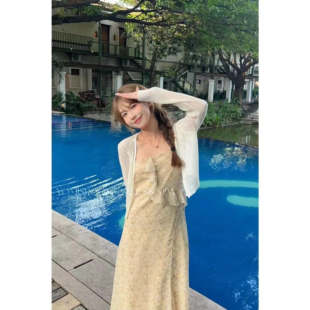 YOMI小个子定制【伯德小姐】休闲气质夏季开衫防晒百搭设计感披肩