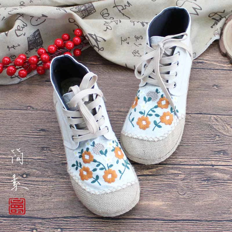 云南大理老北京布鞋软底春夏款复古布鞋帆布鞋休闲女鞋民族风单鞋