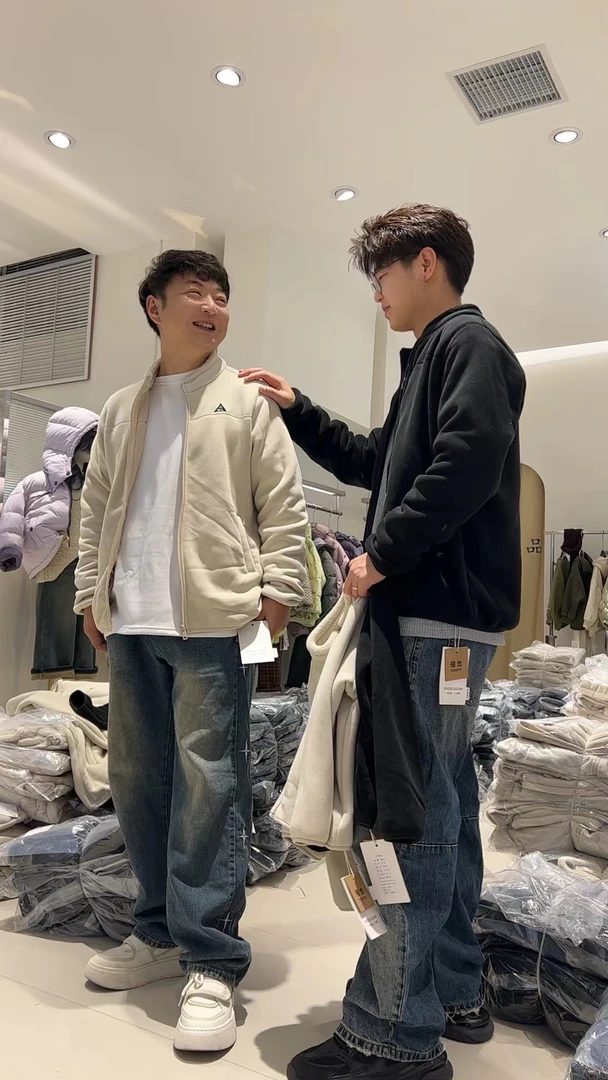 中大童潮童2024冬季新款橦53918男女童时尚舒适加厚针织儿童外套