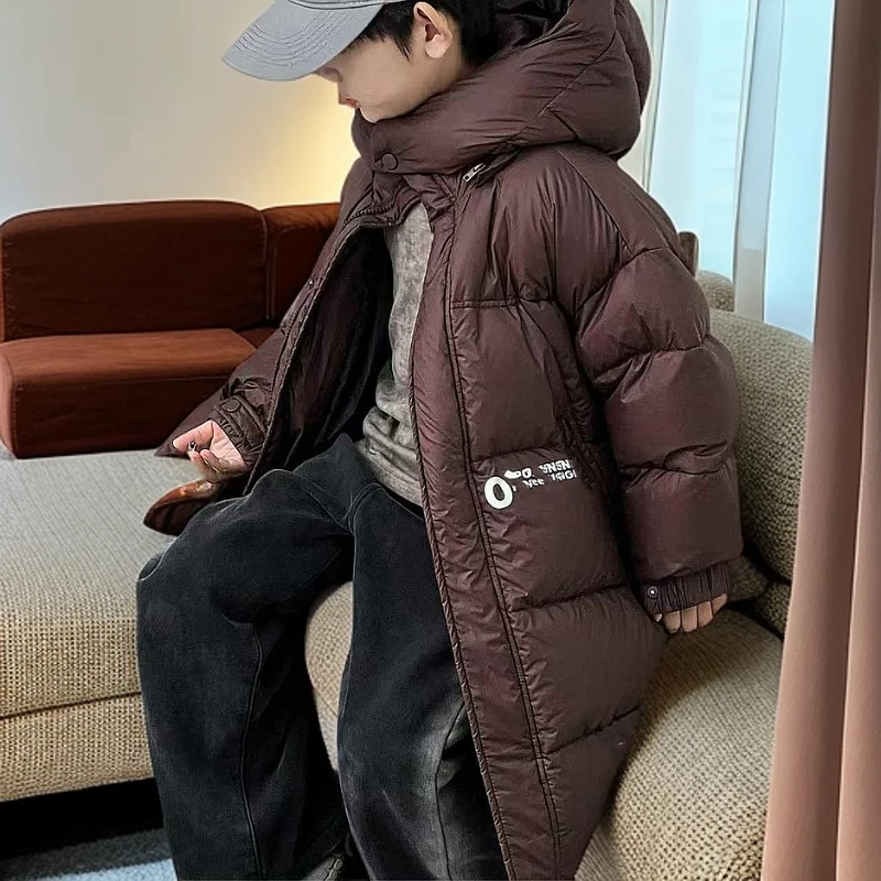 中大童2024冬季久181610新款90白鸭·气质时髦高定洋气男宝羽绒服