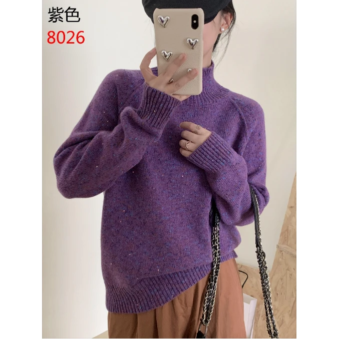 【100%绵羊毛】女式羊毛衫24DAK0813