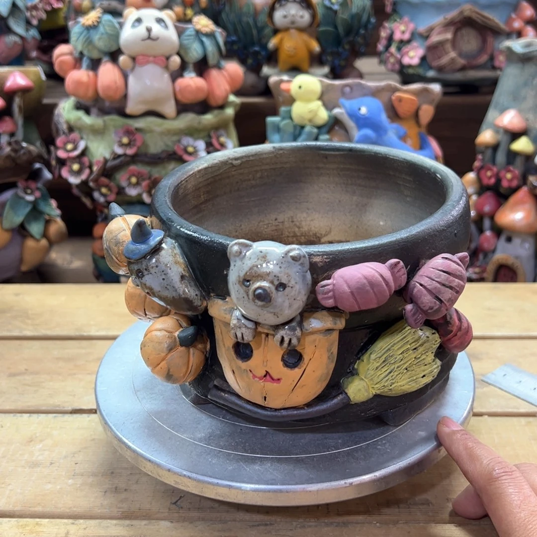 红陶陶然多肉花盆