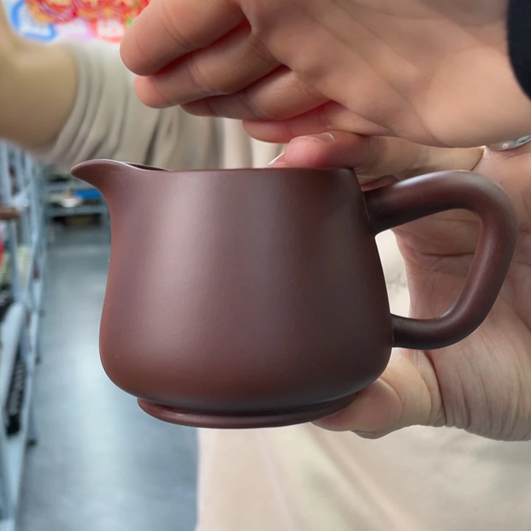 【闪购商品】紫砂茶杯龙血砂公道杯