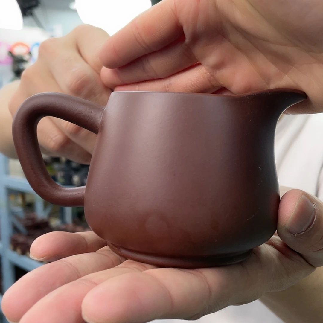 【闪购商品】紫砂茶杯龙血砂公道杯