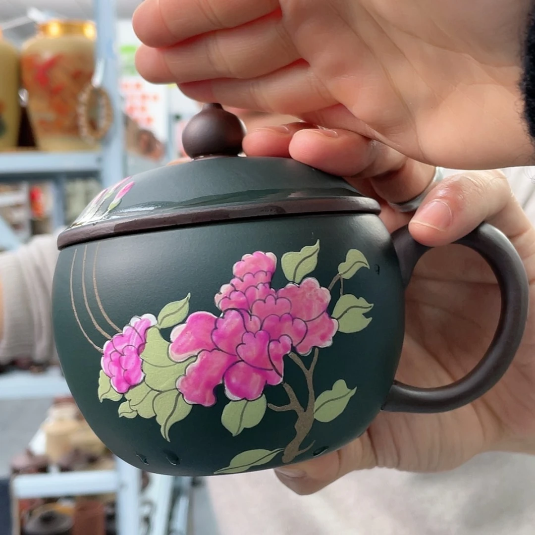 【闪购商品】紫砂茶杯大肚将军杯