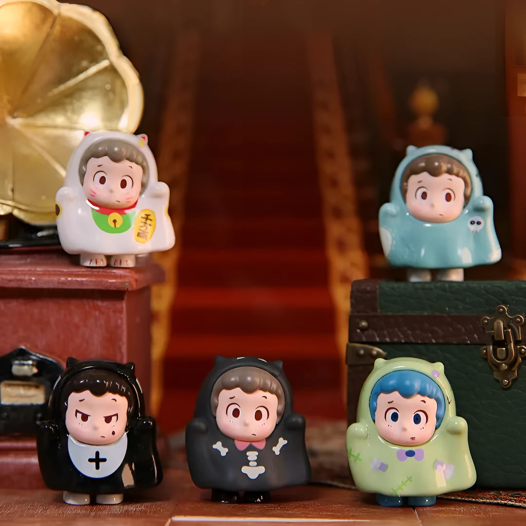 【正版】PINY初代小幽灵一起鬼混系列萌粒盲盒