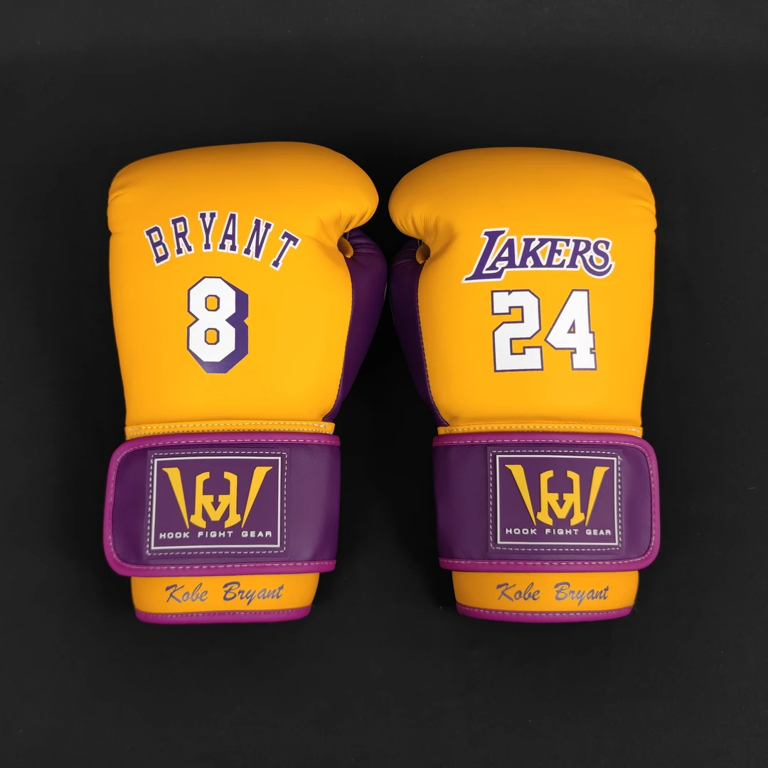 针锋相对科比纪念款搭扣拳套拳击泰拳散打搏击综合训练魔术贴款