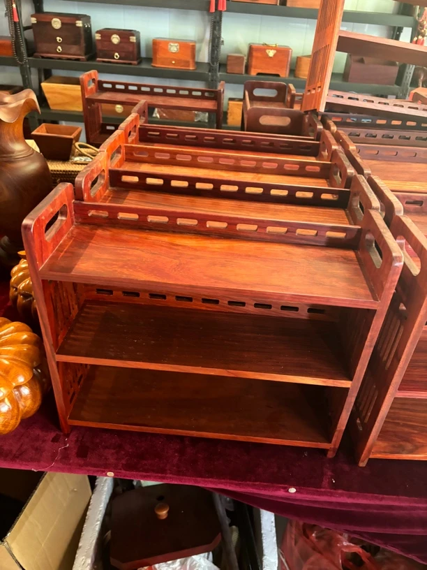 红花小置物架，收纳架42✘13.5✘35