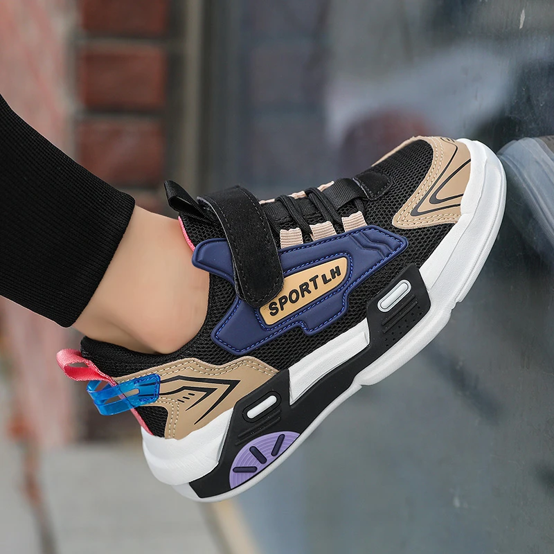 省钱风儿童透气夏季网面中大童潮鞋鞋子春秋男童男孩秋季运动鞋