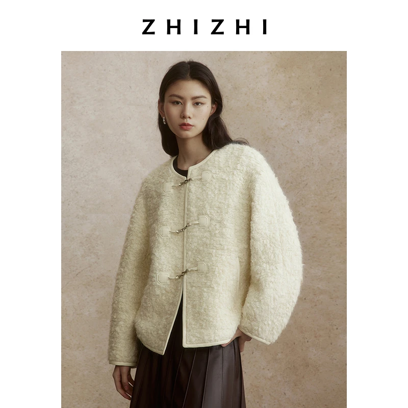 【橱窗】 挂金灯 短款外套24冬新款气质保暖高级感百搭ZZ2DWWWY029